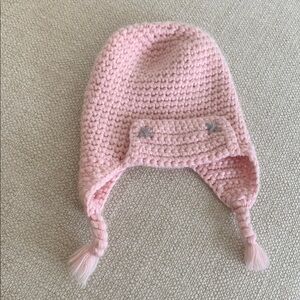 Pink Knitted Kids Hat